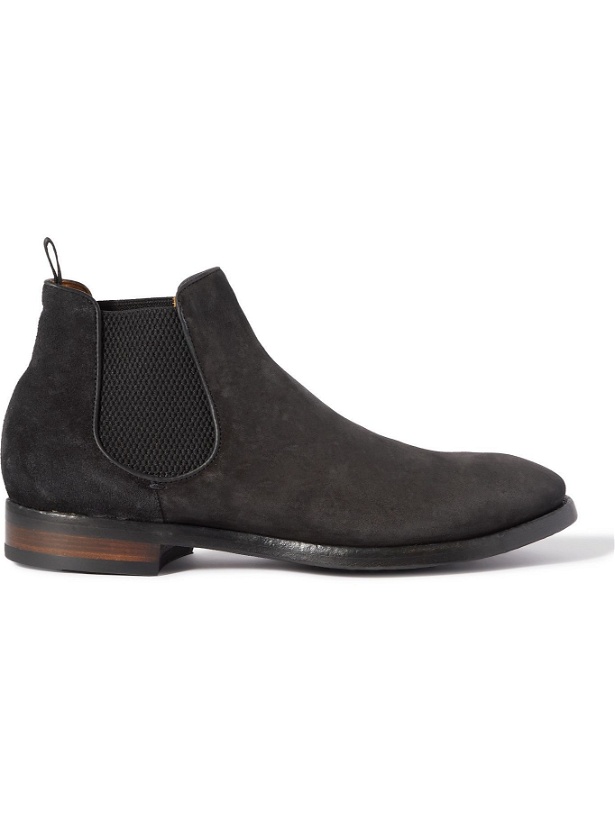 Photo: OFFICINE CREATIVE - Providence Suede Chelsea Boots - Black