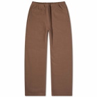 Auralee Men's Super Milled Sweat Pants in Brown