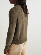 RRL - Cotton Mock-Neck Sweater - Green