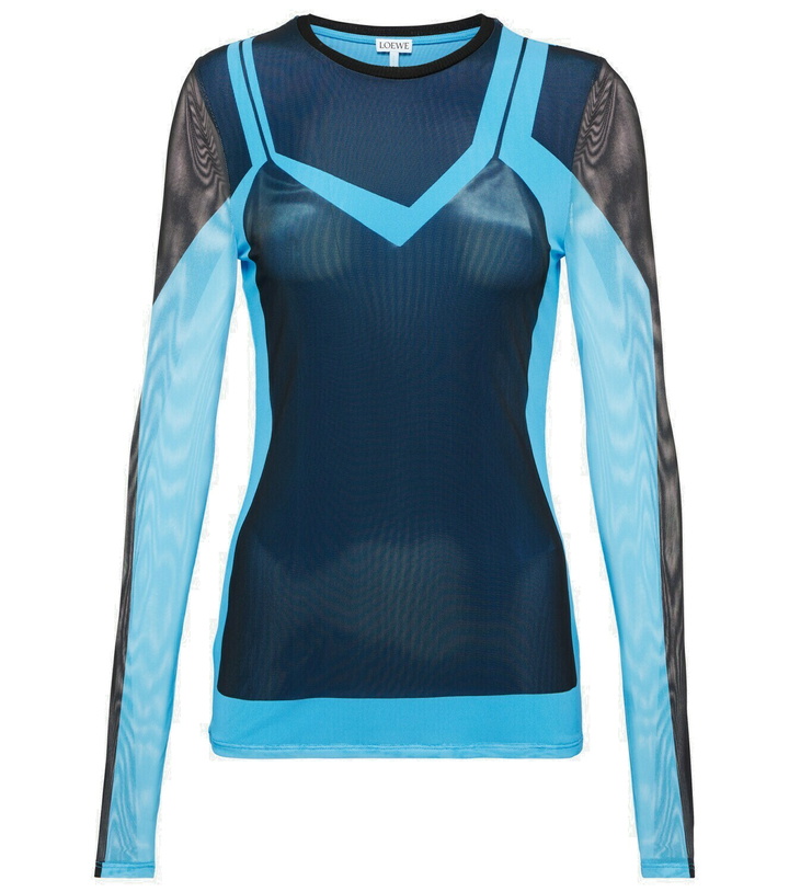 Photo: Loewe Colorblocked mesh top