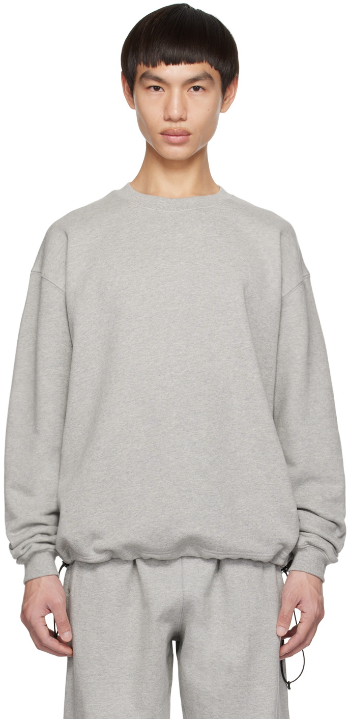 Uniform Bridge Grey Drawstring Sweatshirt Uniform Bridge