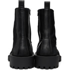 Balenciaga Black Hummer Laceup Boots