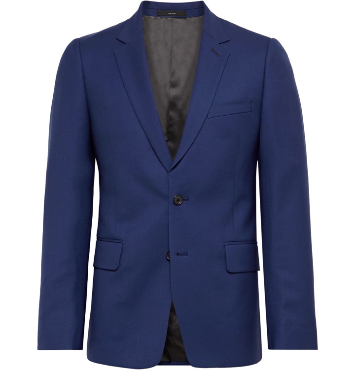 Photo: Paul Smith - Royal-Blue Soho Slim-Fit Wool-Twill Suit Jacket - Blue