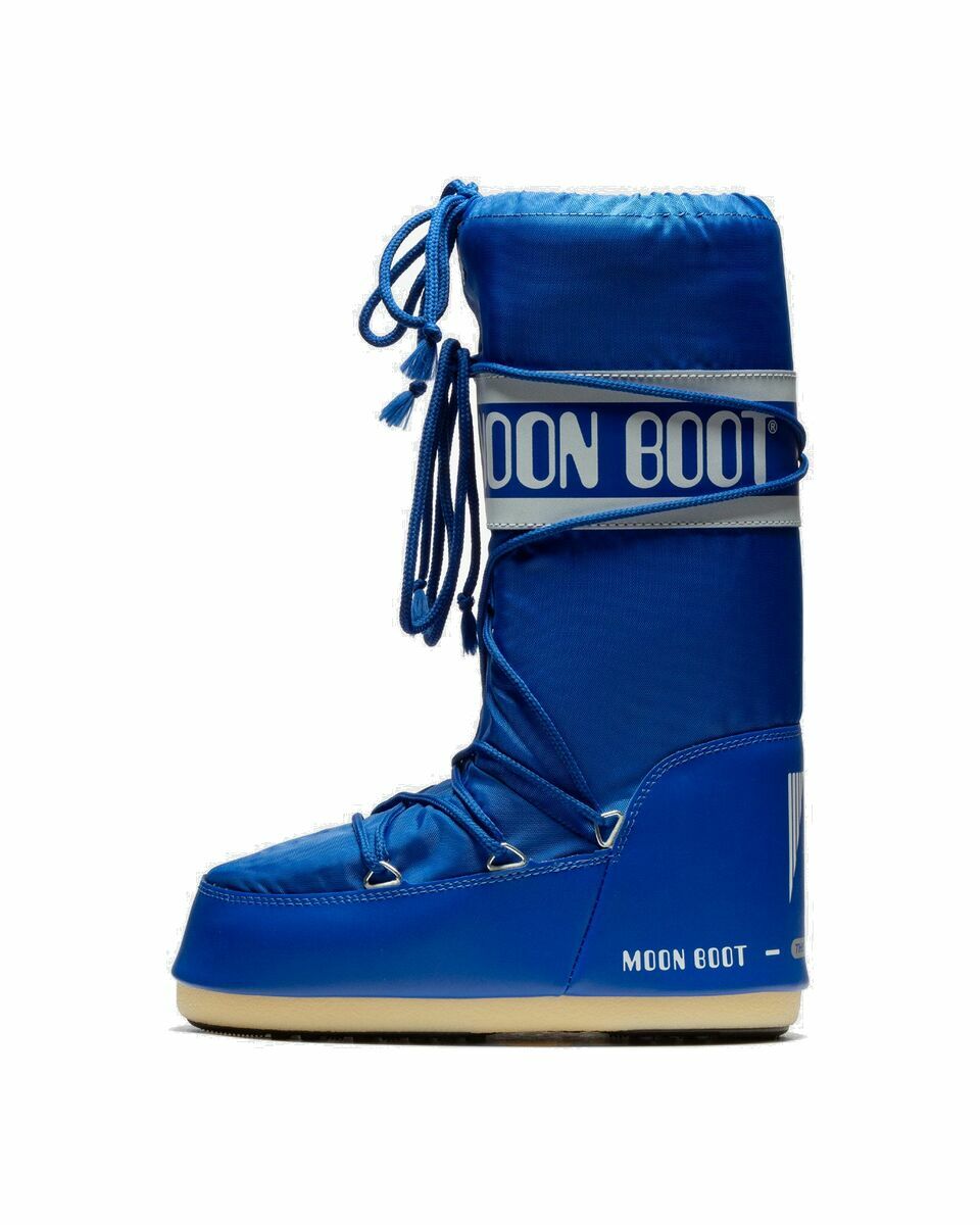 Photo: Moon Boot Icon Nylon Blue - Mens - Boots