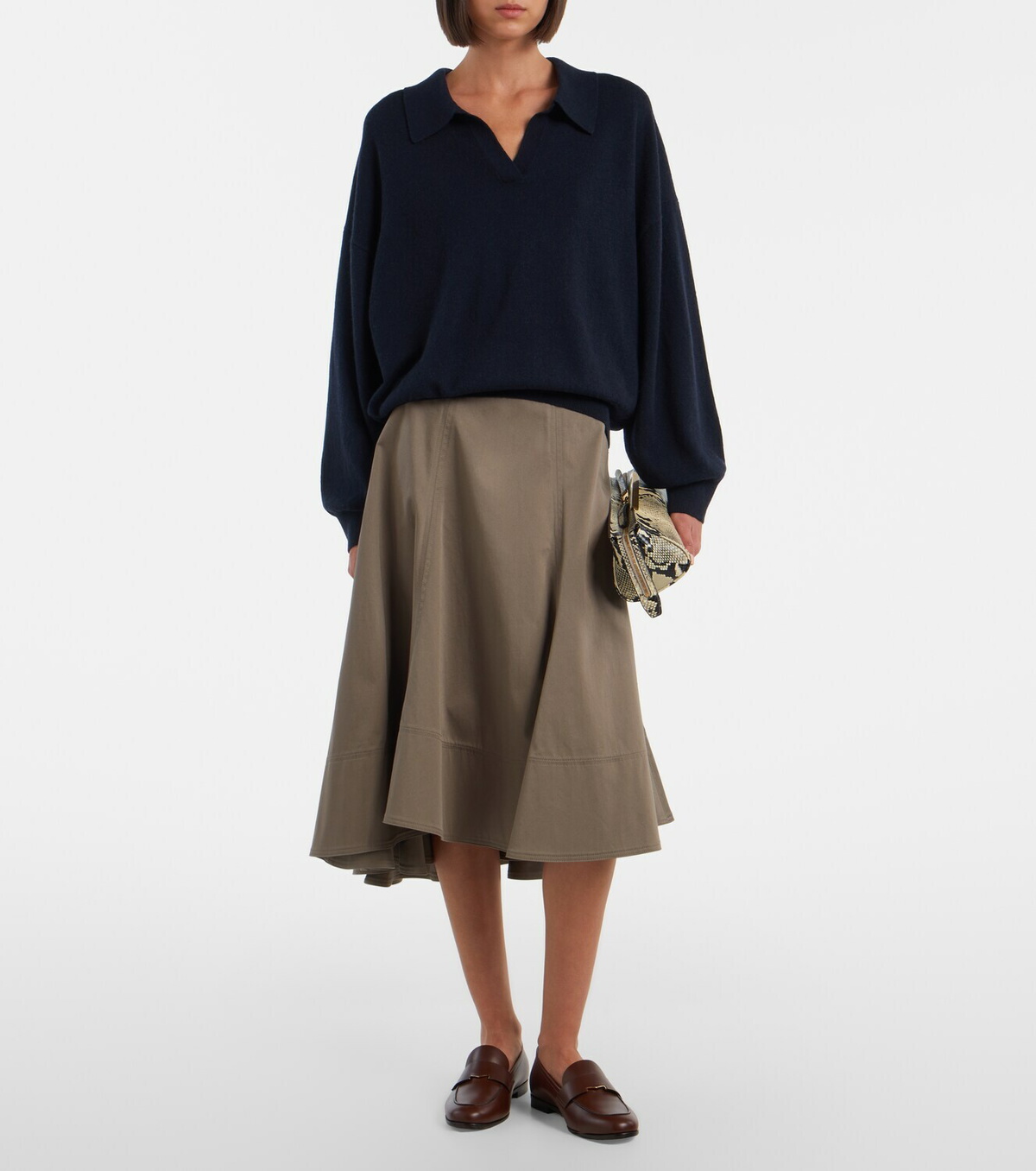 Lisa Yang Katriel cashmere polo sweater