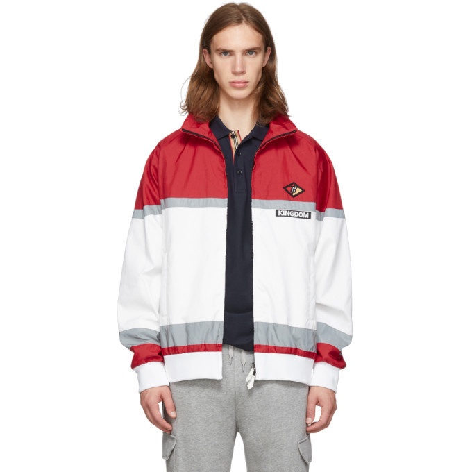 Photo: Burberry Red and White Track Jacket