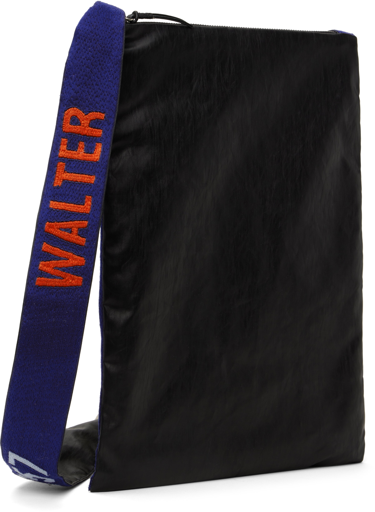 Walter Van Beirendonck Blue 'I Love W' Crossbody Bag