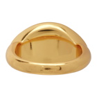 Dear Letterman SSENSE Exclusive Gold Wali Ring