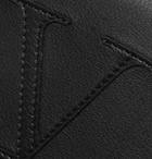 Valentino - Valentino Garavani Logo-Appliquéd Leather Billfold Wallet - Black