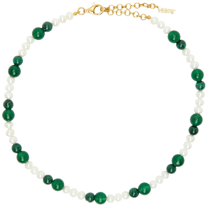 Photo: VEERT Green & White Onyx Necklace