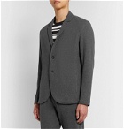 Hamilton and Hare - Waffle-Knit Cotton Suit Jacket - Gray