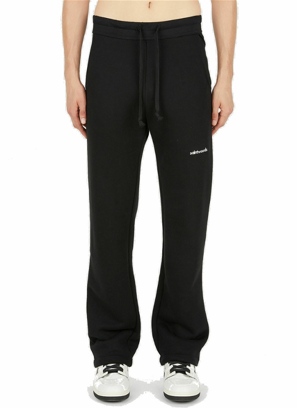 Photo: Logo Embroidery Track Pants in Black