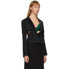 Haider Ackermann Black Cut-Out Tuxedo Jacket