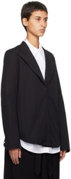 BITE Black Self-Tie Blazer