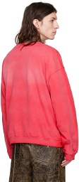 GUESS USA Red Logo Sweatshirt
