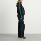 END. x adidas Track Pant in Black/Real Teal