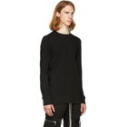 Rick Owens Black Long Sleeve Level T-Shirt