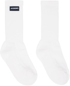 Jacquemus White 'Les Chaussettes À L'Envers' Socks