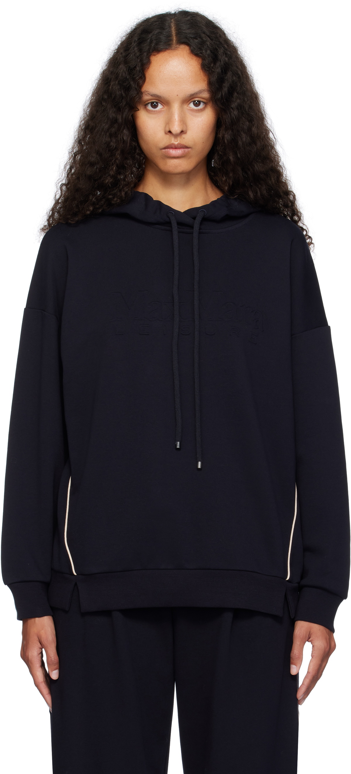 Max Mara Leisure Navy Flipper Hoodie