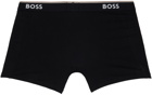 BOSS Three-Pack Black Boxers
