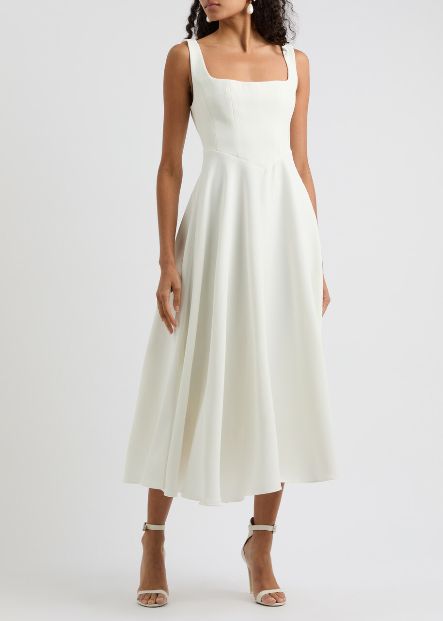 Odd Muse The Ultimate Muse Jersey Midi Dress White