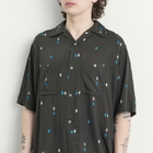 Unlikely Dry Goods Men's Argyle Rayon Shirt in Charcoal