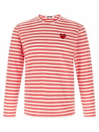 Comme des Garçons Play Logo Patch Stripes T-shirt