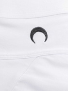 MARINE SERRE - High Waisted Logo Organic Cotton Panties