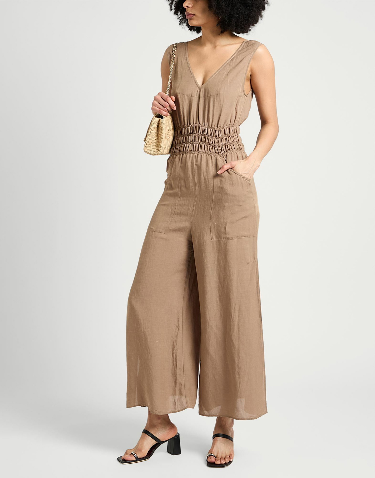 Alessia Santi Womens Jumpsuit Light brown