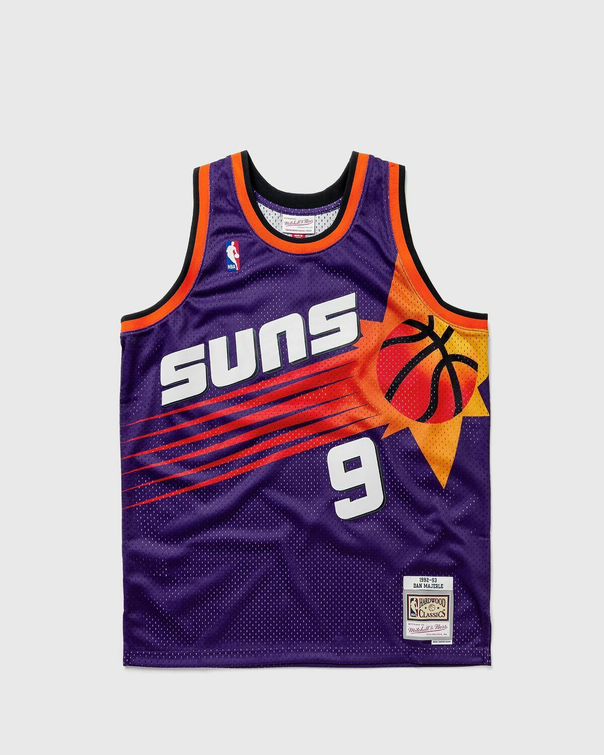 Mitchell & Ness Nba Swingman Jersey Phoenix Suns Road 1992 93 Dan Majerle #9 Purple Jerseys