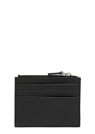 Valentino VLogo Grained Leather Wallet - Black - One Size