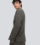 Giorgio Armani Houndstooth jacquard blazer