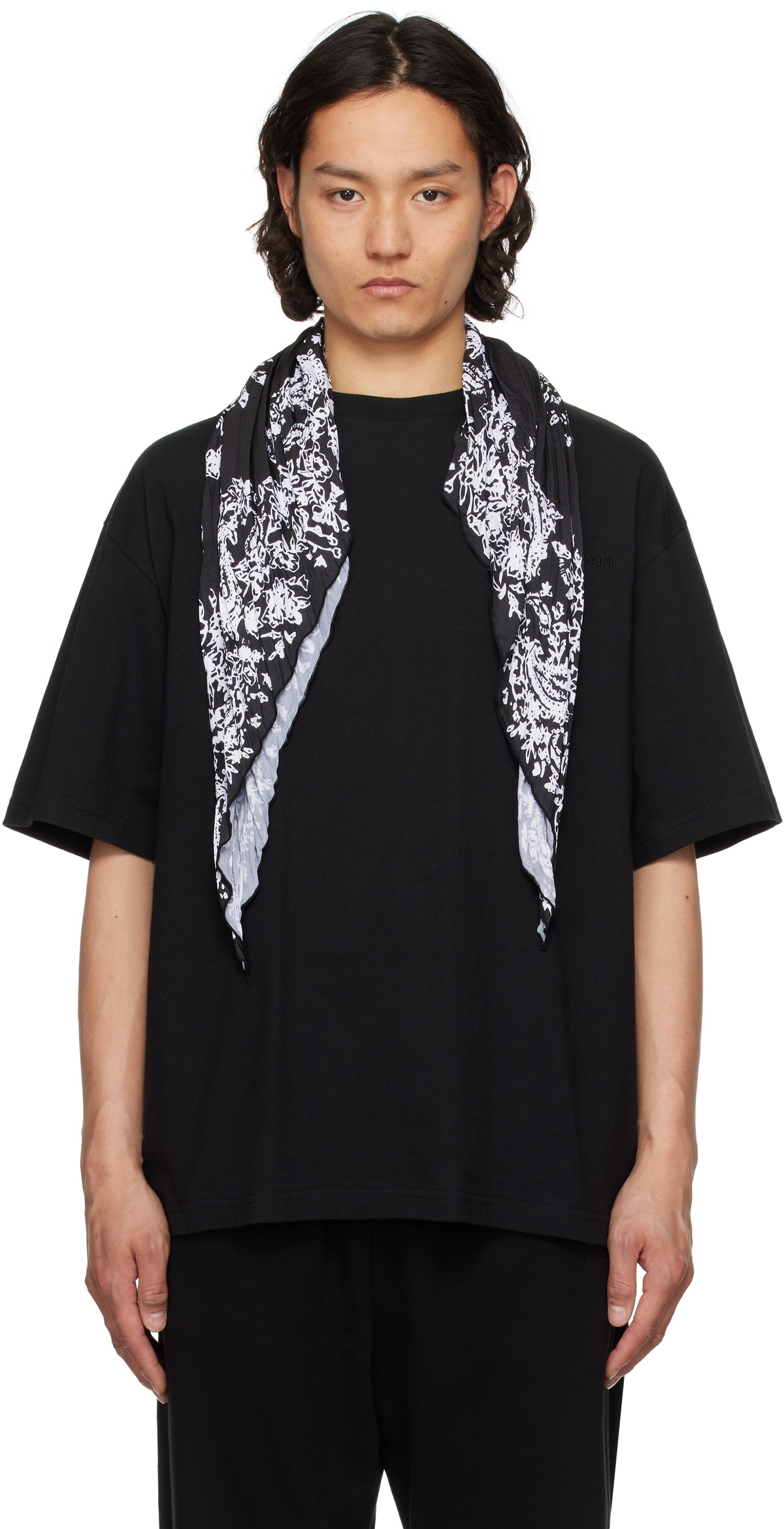 We11done Black 3D Western Print T-Shirt We11done We11done Black 3D Western Print T-Shirt We11done