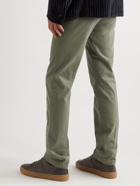 Massimo Alba - Pleated Stretch Cotton and Cashmere-Blend Trousers - Green