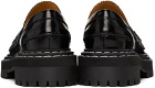 Proenza Schouler Black Lug Sole Loafers