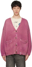 R13 Pink Oversized Cardigan