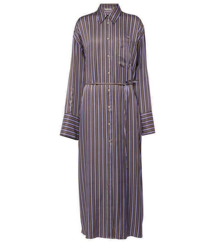 Photo: Acne Studios Delestina striped shirt dress