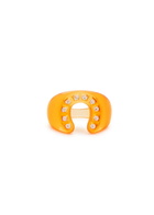 Crystal Haze Lucky Crystal-embellished Ring - Orange - One Size