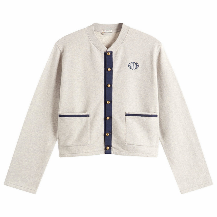 Photo: Bode Women's Heathered Cardigan in Grey