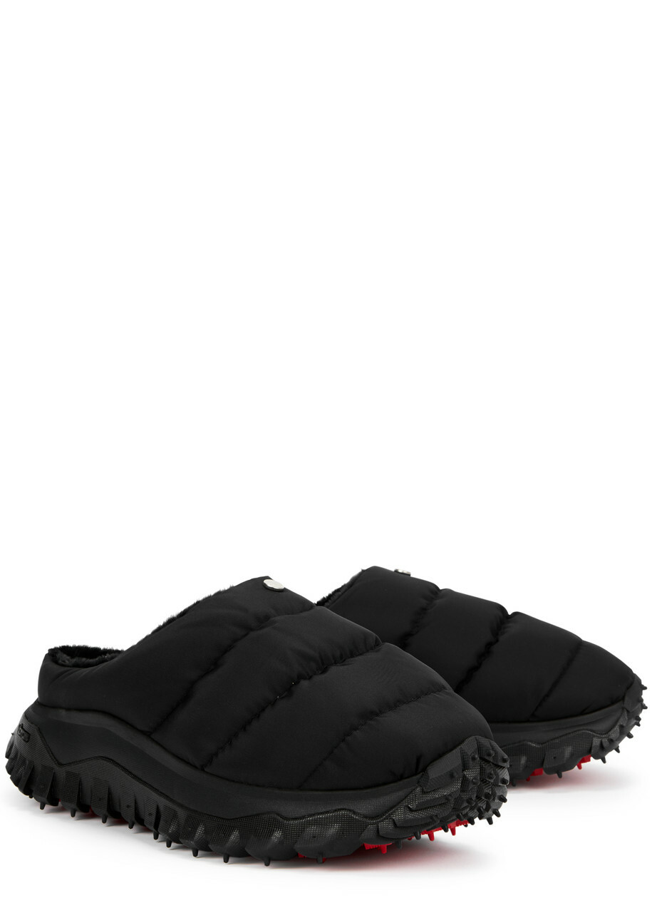 スリッポン MONCLER PADDED SLIPPERS Moncler Slidework Sandals Slides US 10 - 10.5 IT 43 Olive