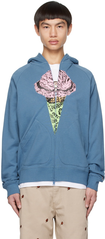 Photo: ICECREAM Blue Cone Hoodie