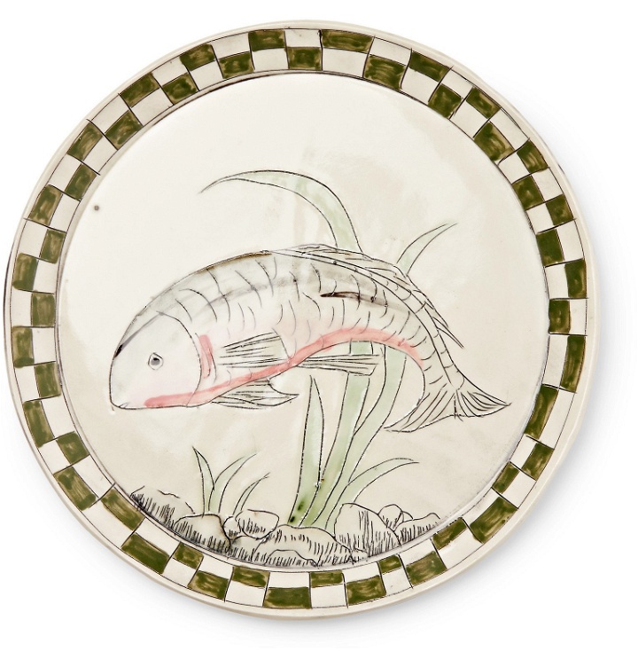 Photo: BODE - Botticelli Ceramics Painted Porcelain Plate - Multi