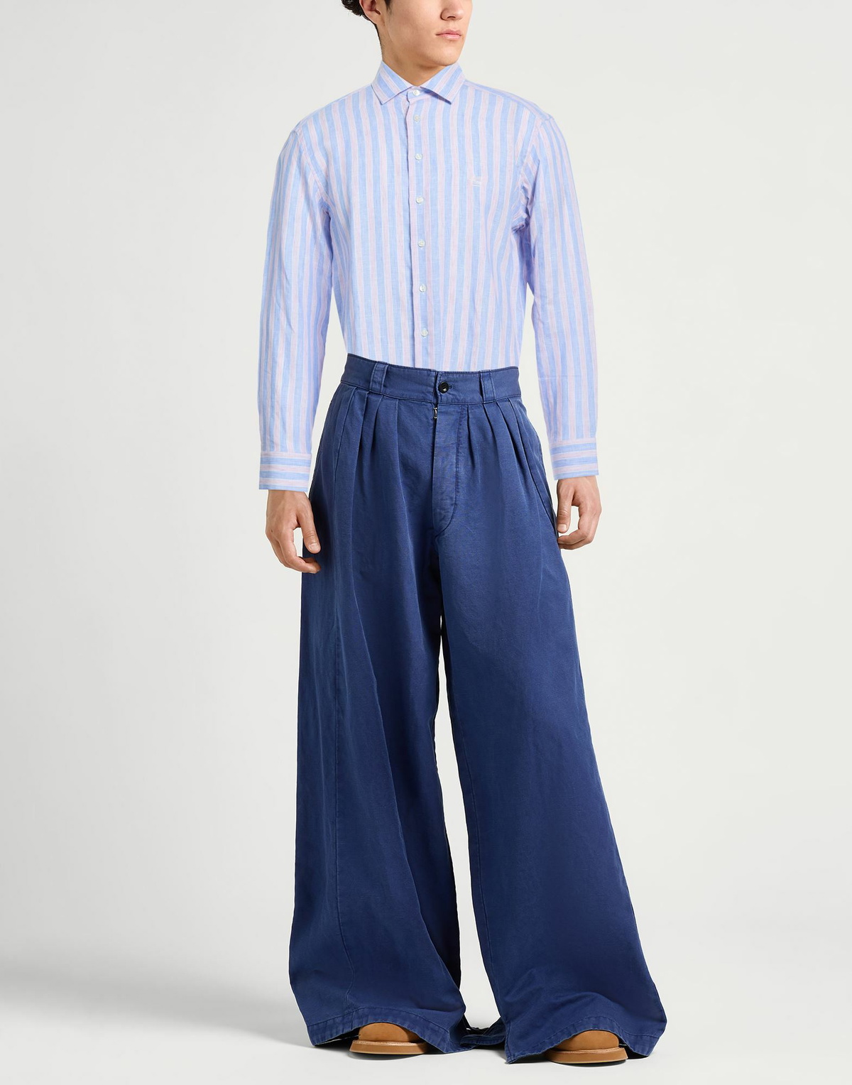 Etro Mens Shirt Sky in Blue