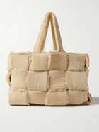 Bottega Veneta - East/West Reversible Shearling and Suede Tote Bag