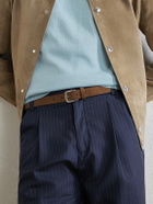 Massimo Alba - 2.5 cm Budapest Suede Belt - Brown