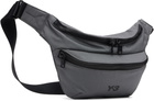 Y-3 Gray Staple Belt Bag
