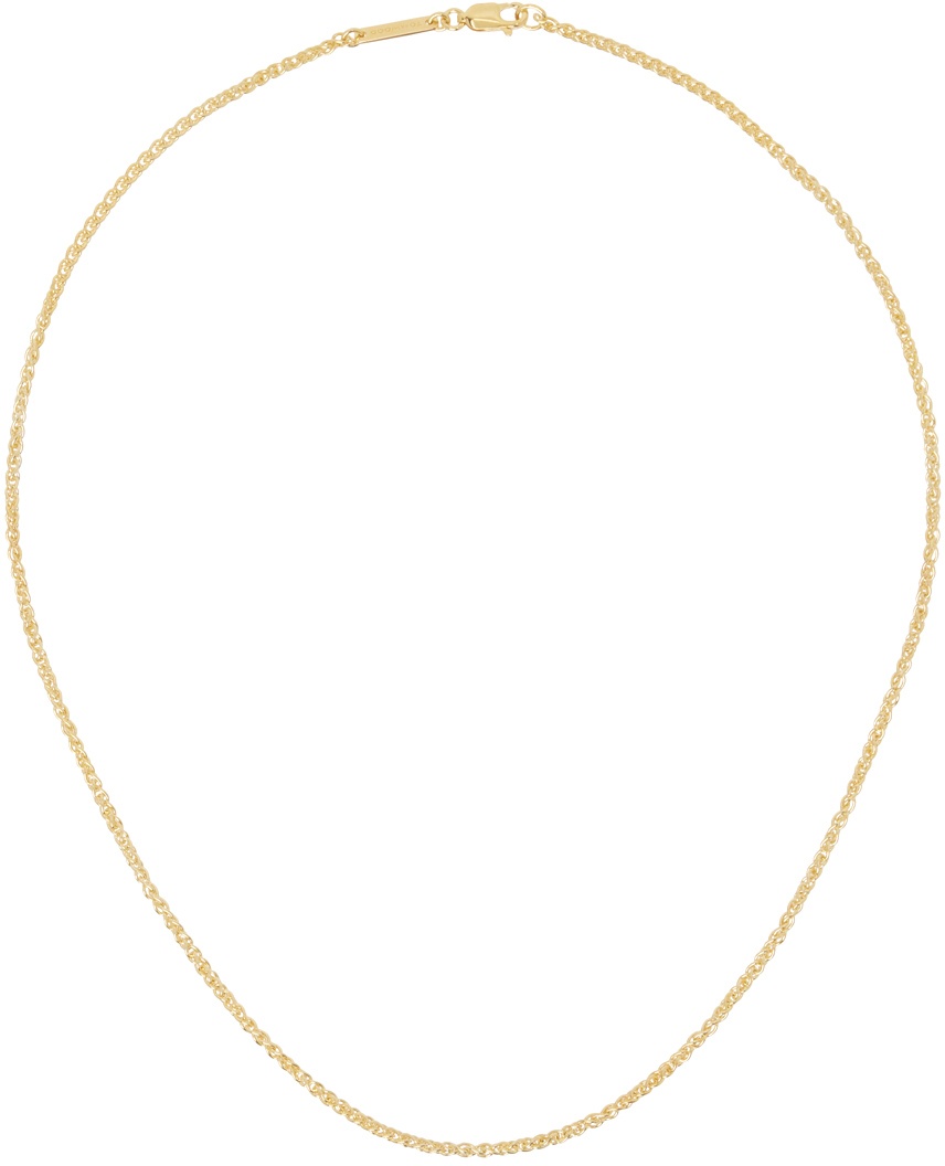 Tom Wood Gold Spike Chain Necklace