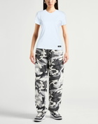 Shoe Womens T-shirt in Sky blue
