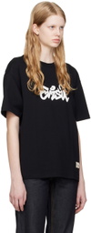 Evisu Black Graffiti Daruma Daicock T-Shirt