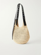 LOEWE - Paula's Ibiza Leather-Trimmed Woven Raffia Tote Bag